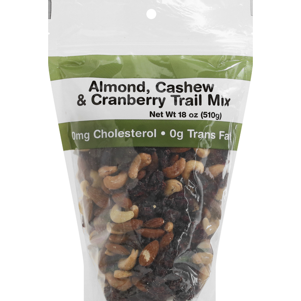 Nuts, Seeds & Dried Fruit DSD Merchandisers Trail Mix, Almonds, Cashew & Cranberry hero