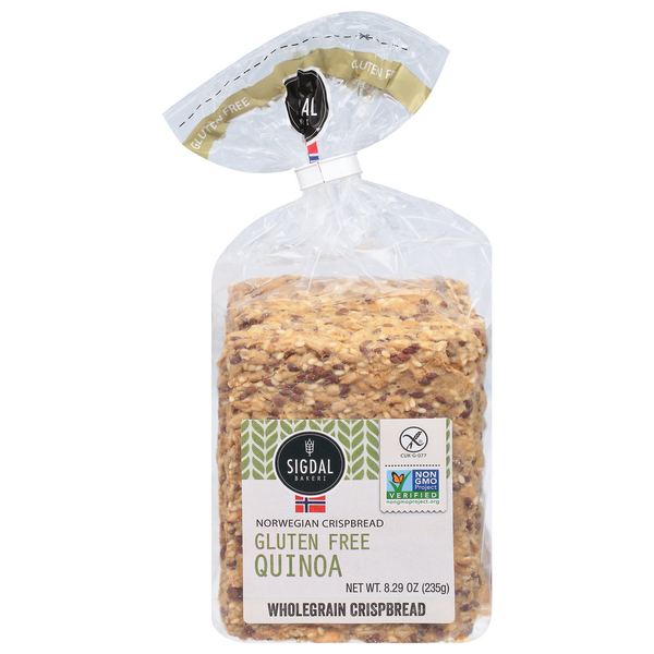 Bread Sigdal Bakeri Norwegian Crispbread, Gluten Free, Quinoa hero