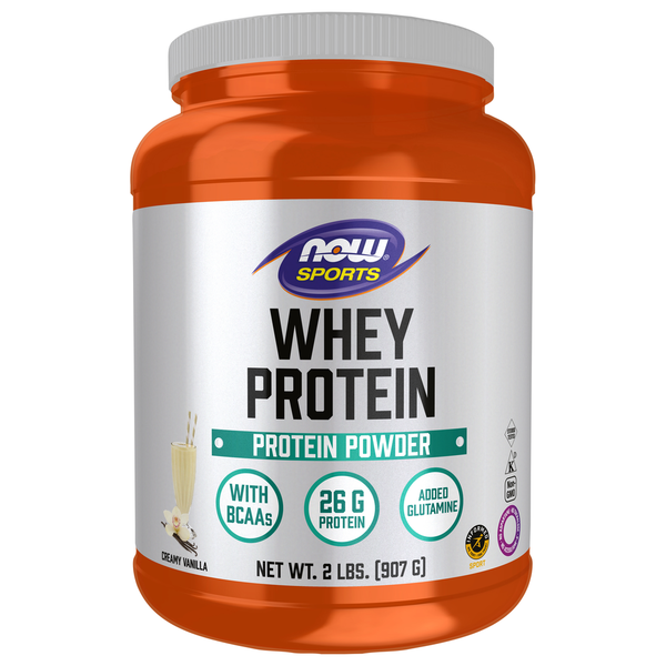 Protein & Meal Replacements NOW Whey Protein, Creamy Vanilla Powder hero