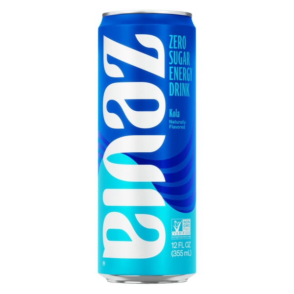 Energy & Sports Drinks Zevia Zero Sugar Kola Energy hero