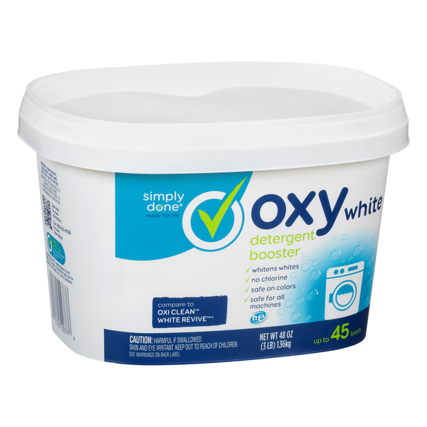 Laundry Simply Done Detergent Booster, Oxy White, HE hero