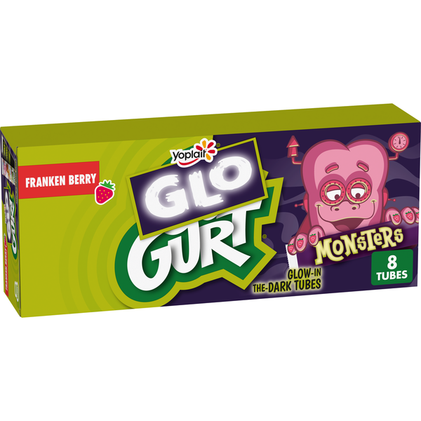 Yogurt Go-Gurt Gluten Free Strawberry Kids Fat Free Yogurt Tubes hero