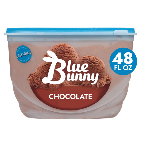 Ice Cream & Ice Blue Bunny Premium Chocolate Frozen Dessert hero