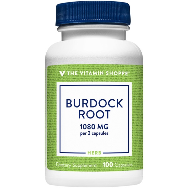 Other Supplements The Vitamin Shoppe Burdock Root - 1,080 MG (100 Capsules) hero