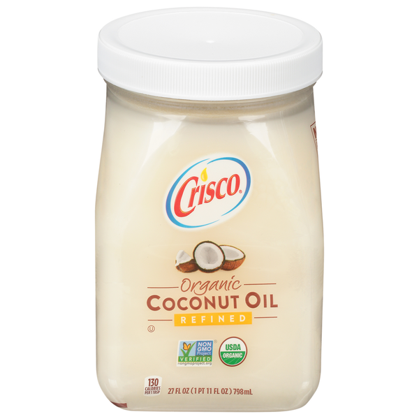 Oils & Vinegars Crisco Coconut Oil, Organic, Refined hero