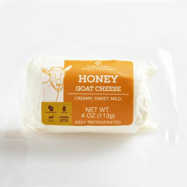 Goat Cheese LaClare Family Creamery Honey, Goat Cheese, Chèvre hero