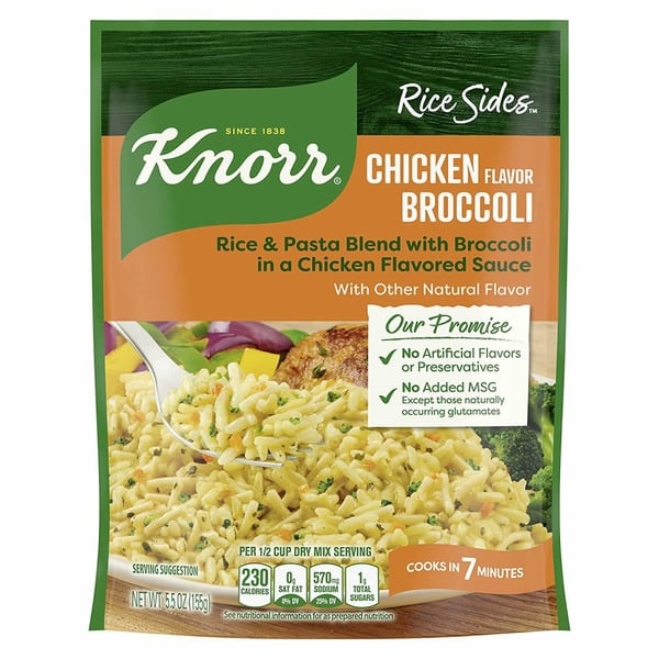 Spices & Seasonings Knorr Rice Sides Chicken Broccoli With Long Grain Rice And Vermicelli Pasta hero