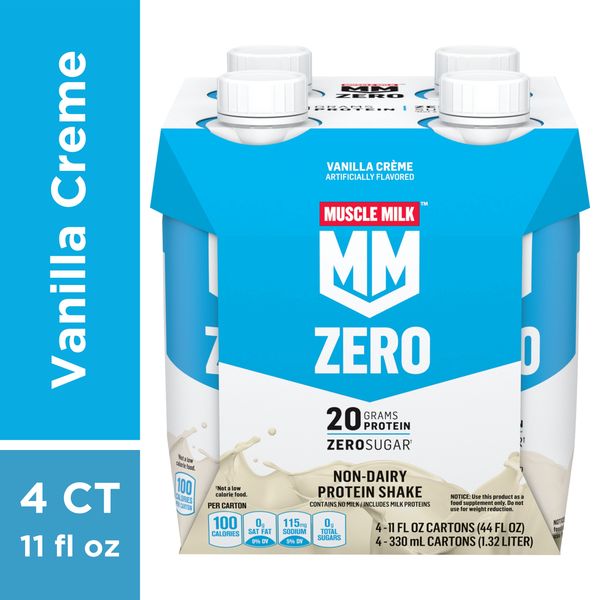 Protein & Meal Replacements MUSCLE MILK Protein Shake, Vanilla Creme hero