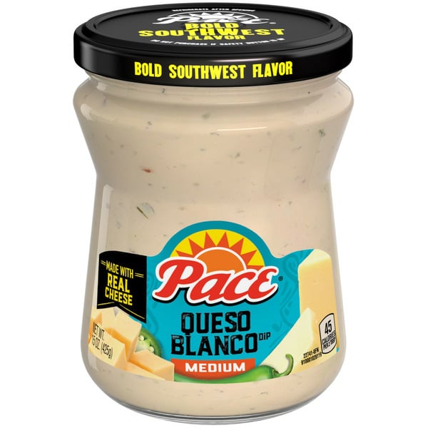 Mexican/Hispanic/Latino Foods Pace Medium Queso Blanco Cheese Dip hero