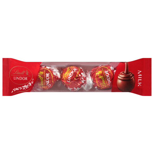 Lindt Lindor Milk Chocolate Candy Truffles hero