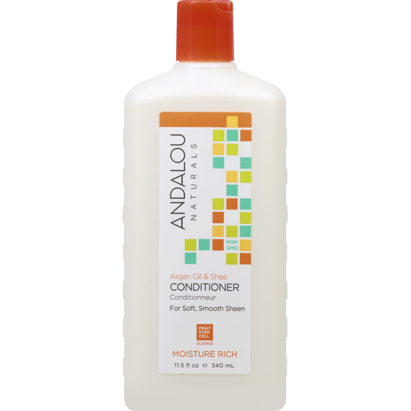 Andalou Naturals Conditioner, Moisture Rich, Argan Oil & Shea hero