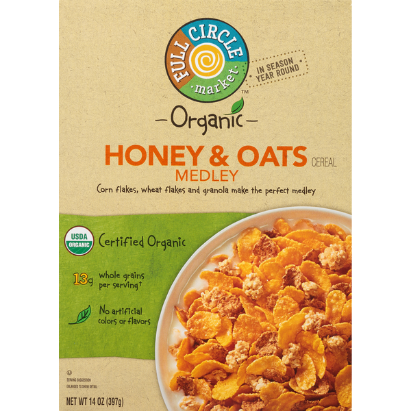 Cereal Full Circle Cereal, Honey & Oats Medley hero