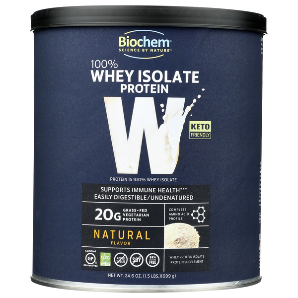 Protein & Collagen Supplements Biochem 100% Whey Protein hero