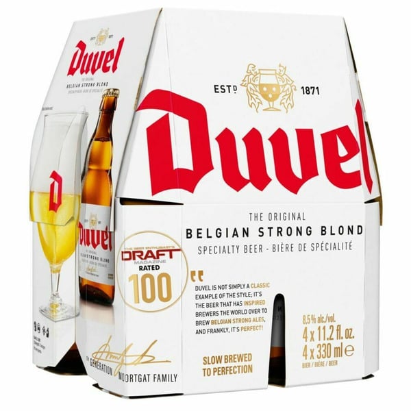 Beers & Coolers Duvel Belgian Strong Blond hero