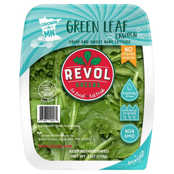 Packaged Vegetables & Fruits Revol Greens Green Leaf Crunch hero