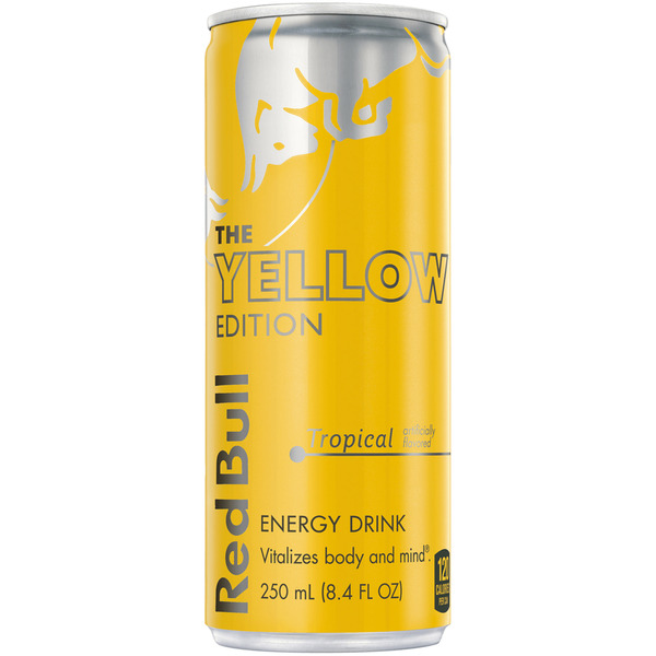 Energy & Sports Drinks Red Bull Yellow Edition Tropical Energy Drink hero