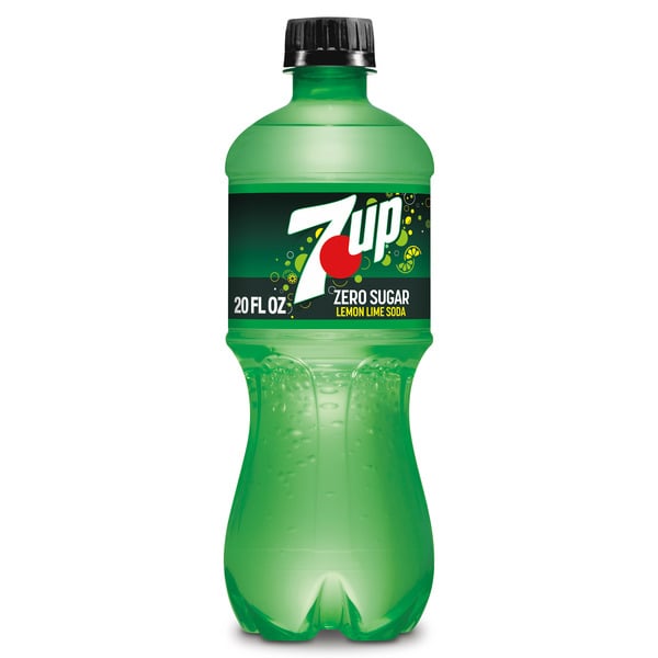 Soft Drinks 7UP Soda, Zero Sugar, Lemon Lime hero