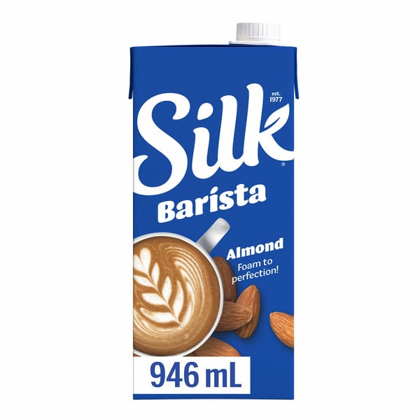 Milk Silk Barista Almond For Coffee, Dairy Free, Shelf Stable hero