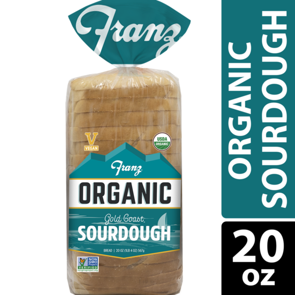 Bread Franz Organic Gold Coast Sourdough Bread Thin Sliced Sandwich Bread hero