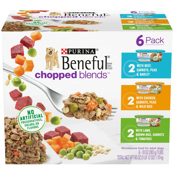 Dog Food & Care Purina Beneful High Protein Wet Dog Food , Chopped Blends hero