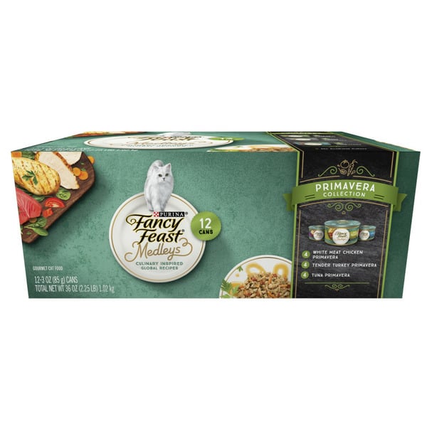 Cat Food Purina Fancy Feast Wet Cat Food , Medleys Primavera Collection hero