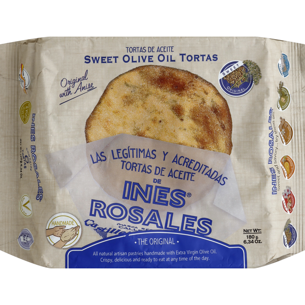 Crackers Inés Rosales Tortas, Sweet Olive Oil, the Original hero