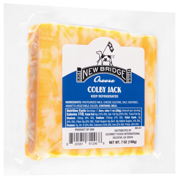 Specialty Cheeses New Bridge Cheese, Colby Jack hero