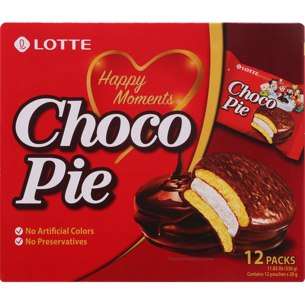 Desserts Lotte Choco Pie, Happy Moments hero