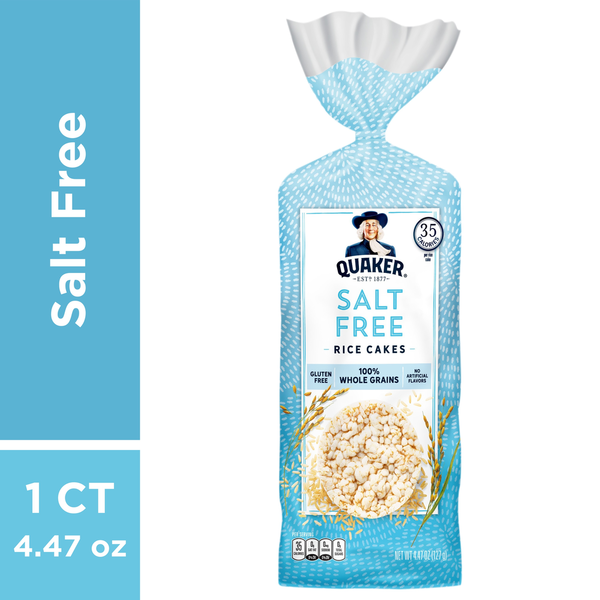 Cookies & Cakes Quaker Rice Cakes, Salt Free hero