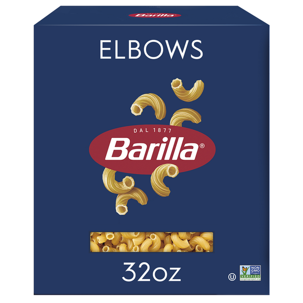 Dry Pasta Barilla Elbows - Non-GMO Pasta Made with Durum Wheat Semolina & Kosher Certified hero