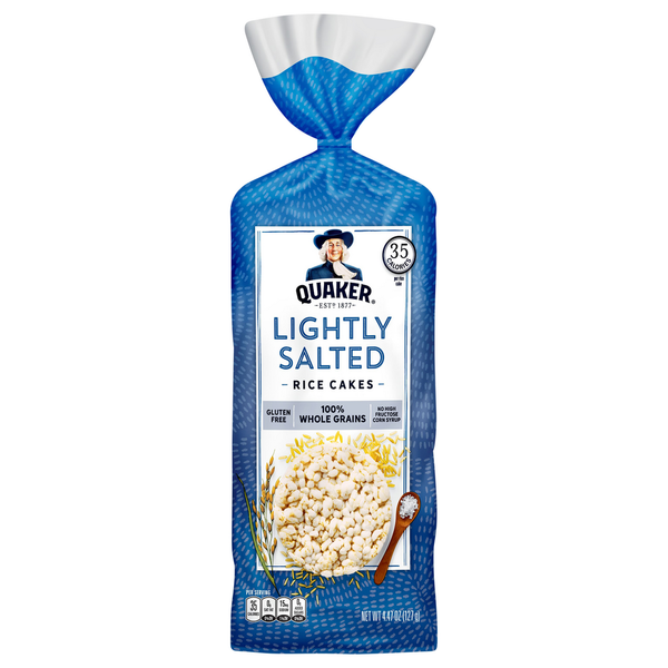 Crackers Quaker Rice Cakes, Lightly Salted hero