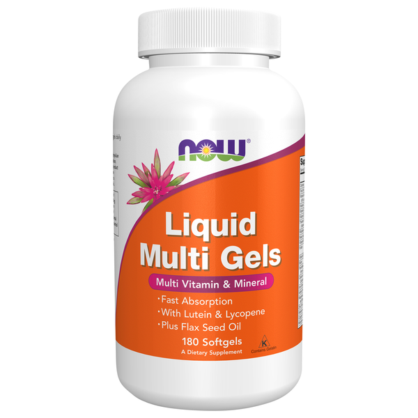 Vitamins & Supplements NOW Liquid Multi Gels hero