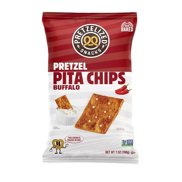 Candy & Chocolate Pretzelized Buffalo Pretzel Pita Chips hero