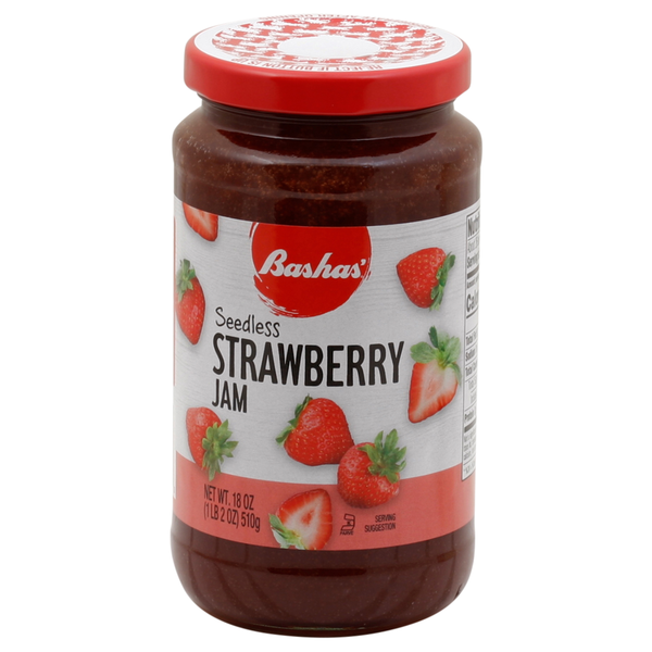 Spreads Bashas' Jam, Strawberry, Seedless hero