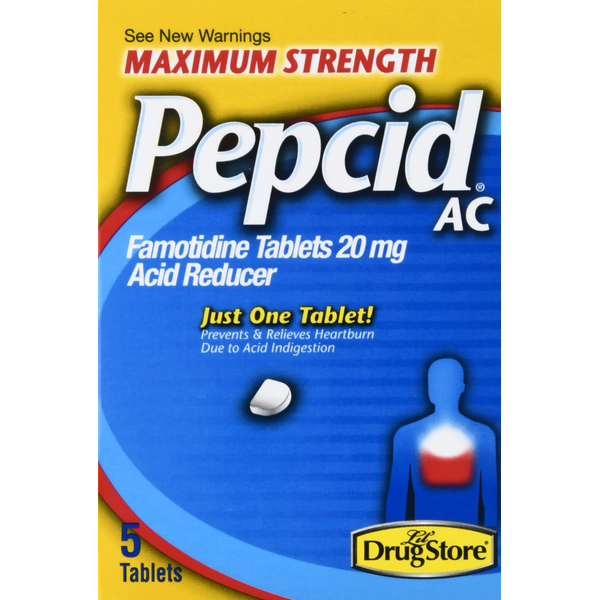 Pepcid Acid Reducer, Maximum Strength, Tablets hero