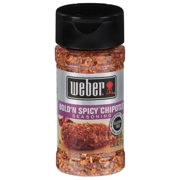 Spices & Seasonings Weber Seasoning, Bold 'N Spicy Chipotle hero