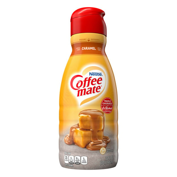 Cream Coffee mate Caramel Liquid Coffee Creamer hero