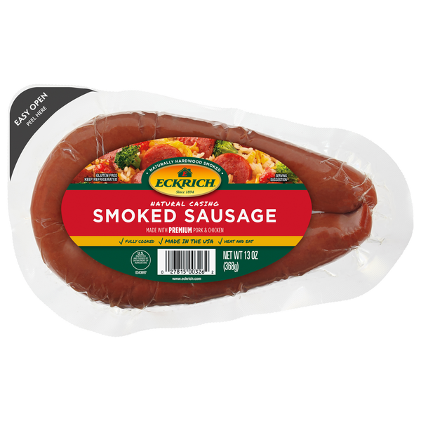 Packaged Meat Eckrich Smoked Sausage, Natural Casing hero