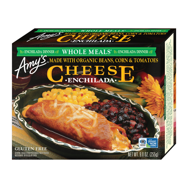 Frozen Individual Meals Amy's Kitchen Cheese Enchilada Meal hero