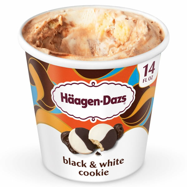 Haagen-Dazs Black and White Cookie Ice Cream hero