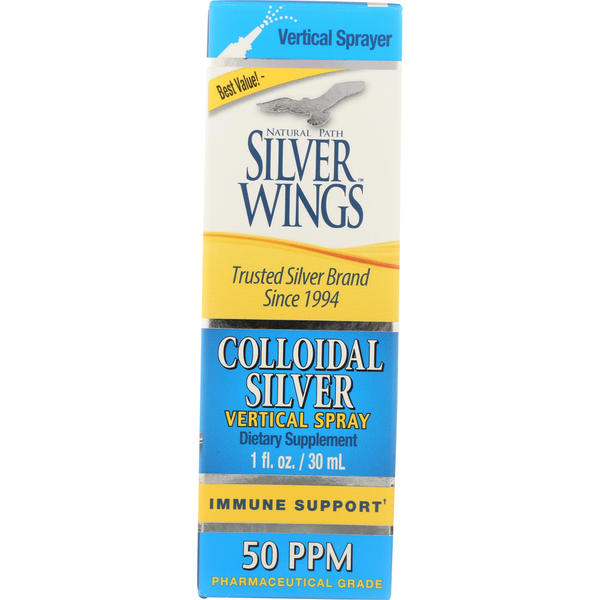 Dietary Supplements Natural Path/Silver Wings Colloidal Silver 50 Ppm hero