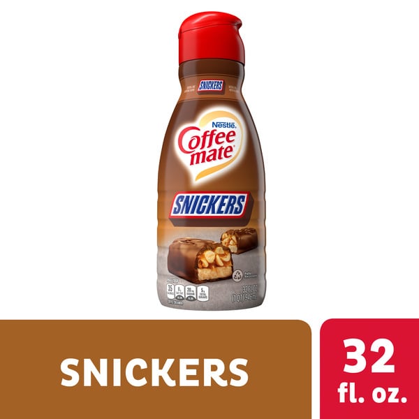 Candy & Chocolate Coffee mate Snickers Liquid Coffee Creamer hero