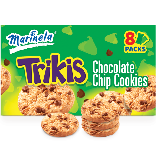 Bimbo  Trikis Cookies, 8  packs, Chocolate Chip Cookies hero