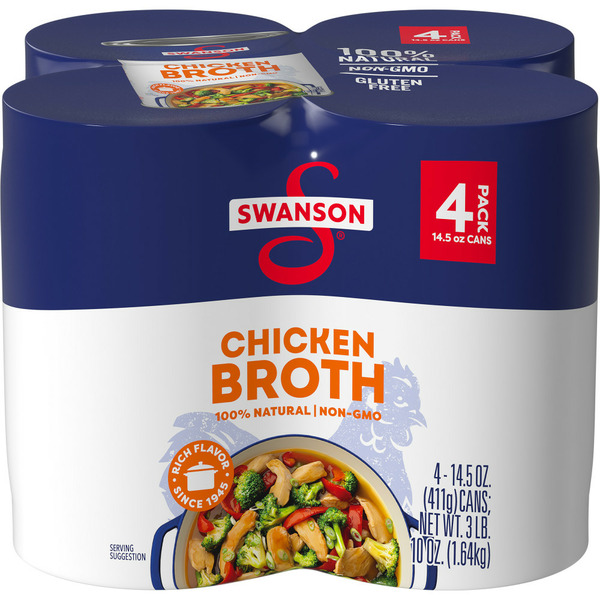 Soup, Broth & Bouillon Swanson's 100% Natural Chicken Broth hero