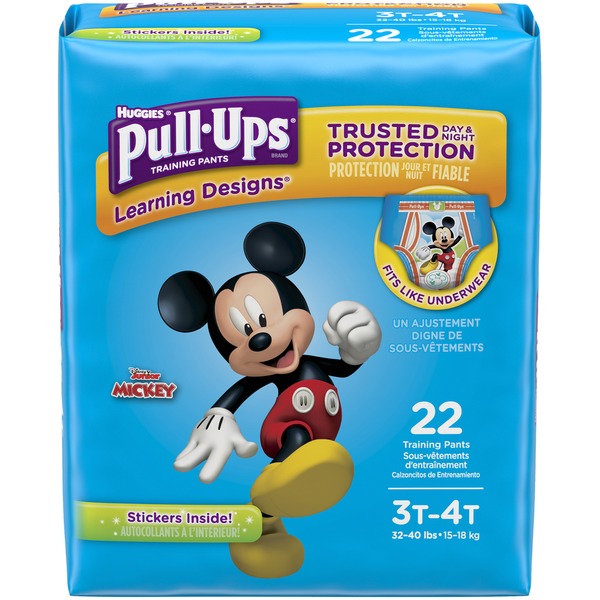 Diapers & Wipes Huggies Training Pants, Disney Junior Mickey, 3T-4T (32-40 lbs) hero