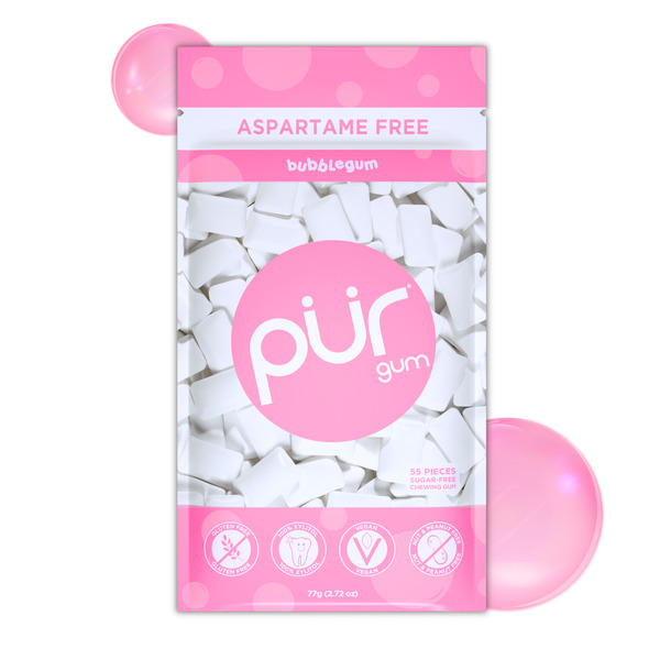 Mint & Gum PÜR Bubblegum, Aspartame Free, 100% Xylitol Natural Flavored Gum hero