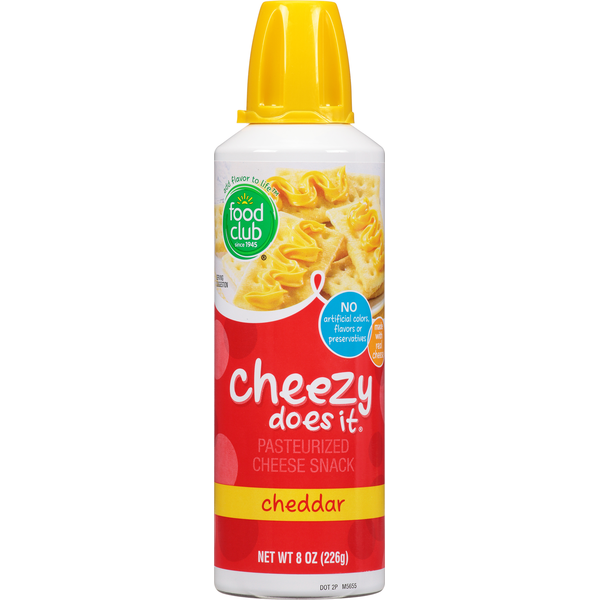 Specialty Cheeses Food Club Cheese Snack, Pasteurized, Cheddar hero