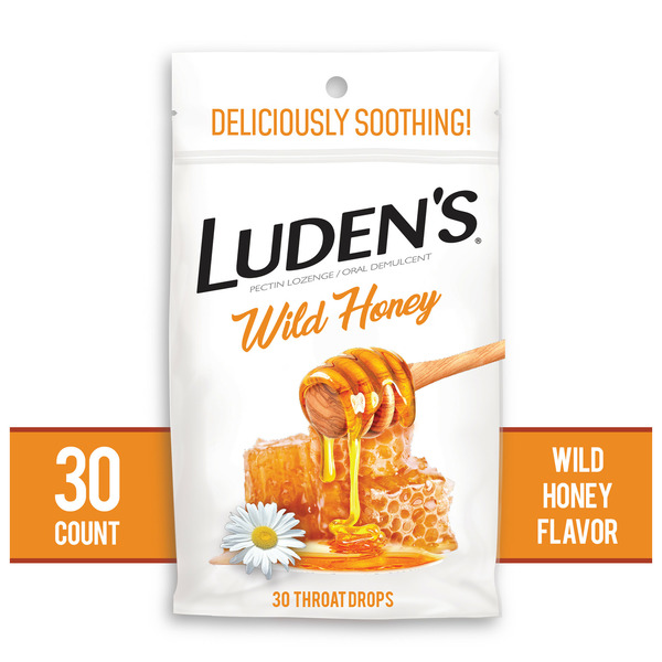 Cold, Flu & Allergy Luden's Soothing Throat Drops  Wild Honey hero