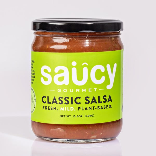 Condiments Saucy Gourmet Classic Salsa, Mild hero