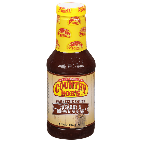 Condiments Country Bob's Barbecue Sauce, Hickory & Brown Sugar hero